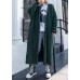 For Spring knit sweat tops fall fashion blackish green sweater coat