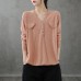 Classy v neck Button Down tunic top Inspiration pink top